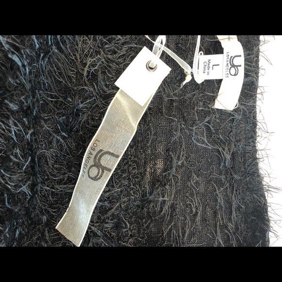 Los Angeles | Black Fringe Blouse L New - Picture 3 of 3